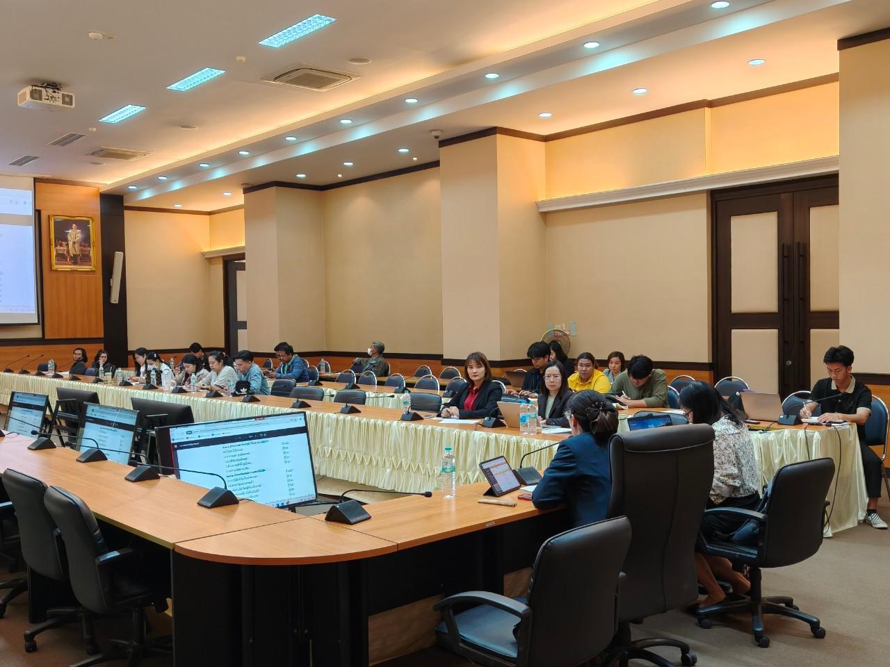2. ประชุมคณะกรรมการจัดนิทรรศการเปิดศูนย์และคณะทำงานศูนย์ความเป็นเลิศฯ ครั้งที่ 1/2568 วันที่ 22 มกราคม 2568 ณ ห้องประชุมดาวเรือง ชั้น 9 อาคารเรียนรวมและอำนวยการ